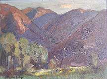 Carl Oscar Borg, 'Mountain Landscape'